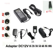 LED Alimentation Adaptateur 110V-220V power supply DC 12V 1A 2A 3A 5A 6A 8A 10A 5050 LED transformers 5730 2835 5050 LED lights
