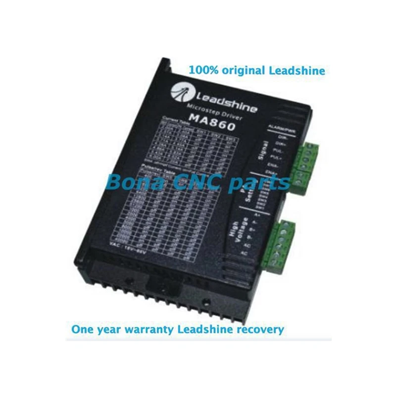 Leadshine двухфазный Драйвер шагового двигателя MA860 18-60VDC источника питания, шаговый драйвер MA860, гравировальный станок