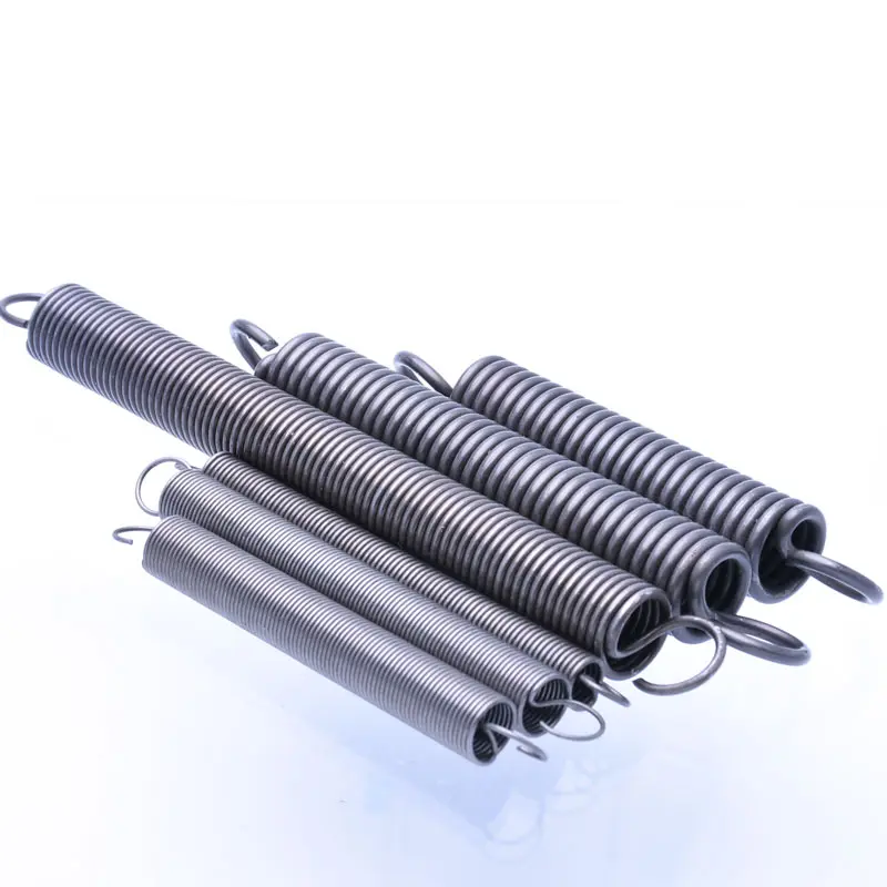Custom Spring Steel Long Coil Extension Tension Spring With Hook, 3mm