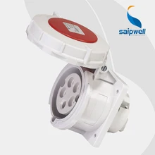 Saipwell 5 предмет в партии(3 P+ N+ E) 400 V 32A EN/IEC 60309-2 промышленная розетка IP67 Водонепроницаемая промышленная розетка SP240