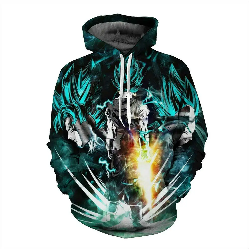 

Dragon Ball Z Goku Anime 3D Hoodies Men Women 2019 New Fashion Spring Autumn Pullover Sweatshirts Sweat Homme 3D Tracksuit