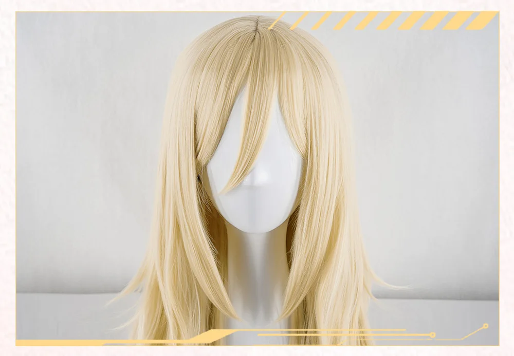AniHut Rachel Gardner парики аниме ангелы смерти косплей парик Синтетический 90 см блонд женские волосы Ray Angels of Death косплей парик
