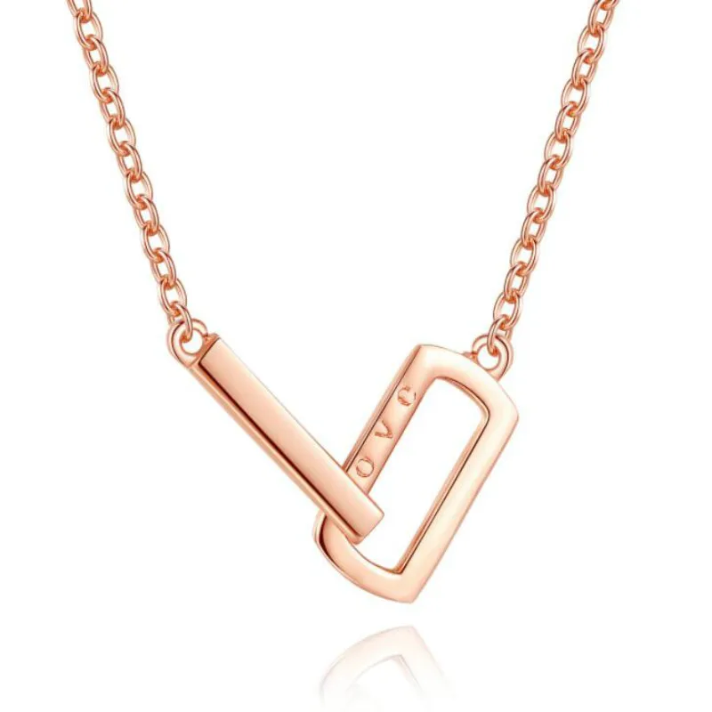 925 Sterling Silver Letter LOVE Pendant Necklace Link Chain Personalize Alphabet Love Necklaces
