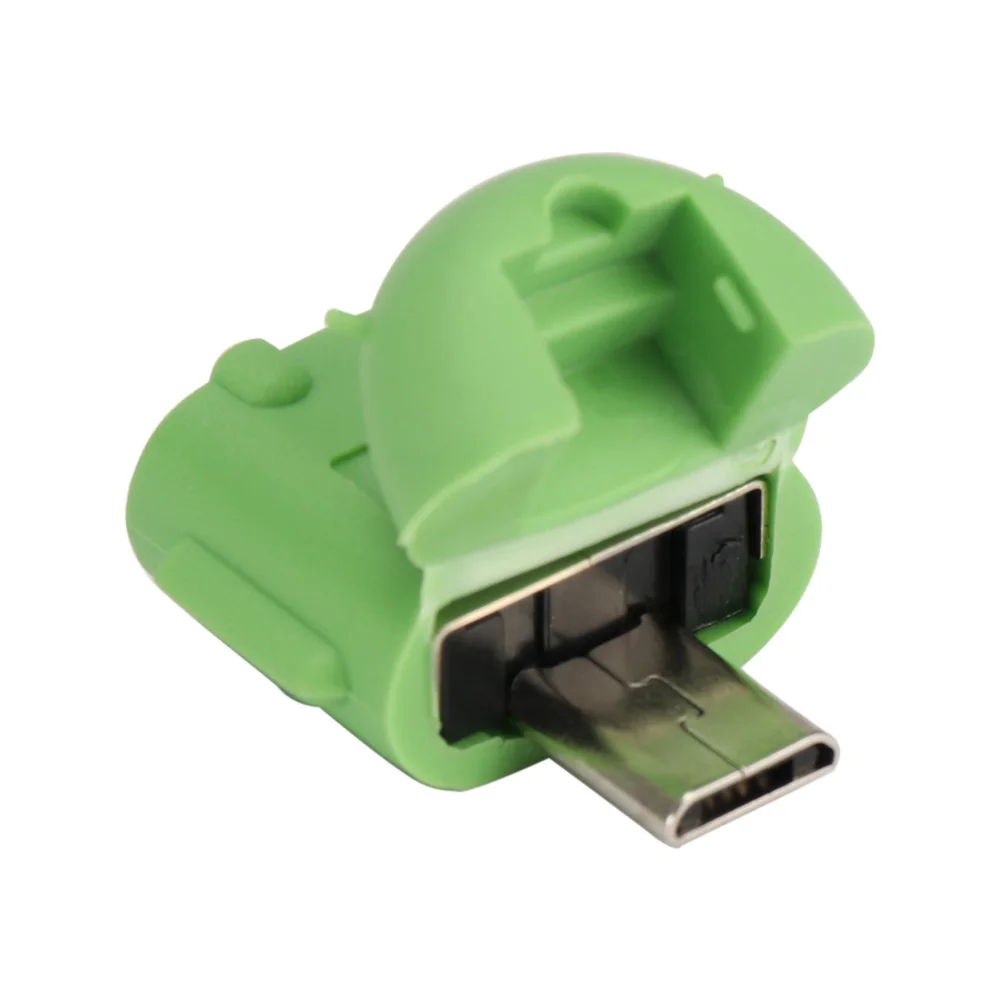 

Mini Robot Shape Android Micro USB To USB 2.0 Converter USB OTG Cable Adapter for Tablet PC for Samsung Galaxy S3 S4 S5 Xiaomi