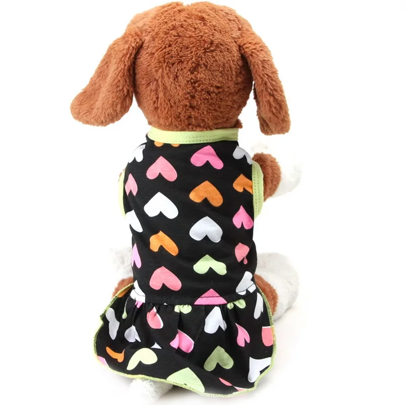 Factory Wholesale Small Cute Dog Cotton Pet Clothing Dog Dress Pet