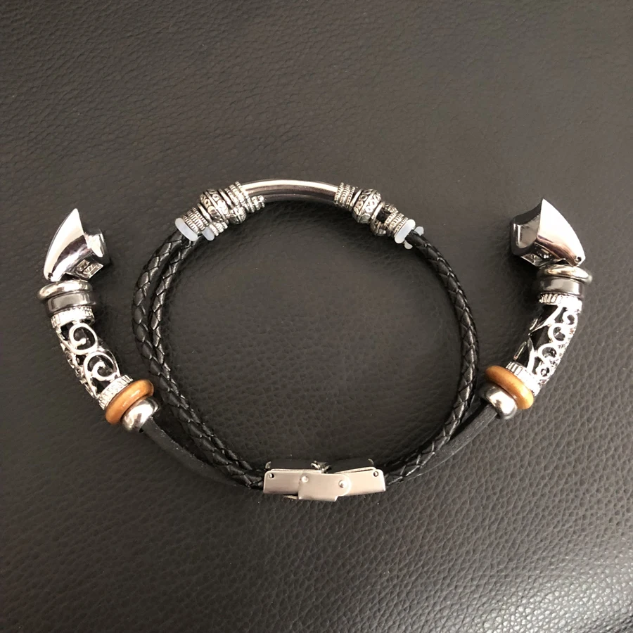 Ремешок для часов Honor Band 4 плетеный браслет из натуральной кожи в стиле ретро Huawei