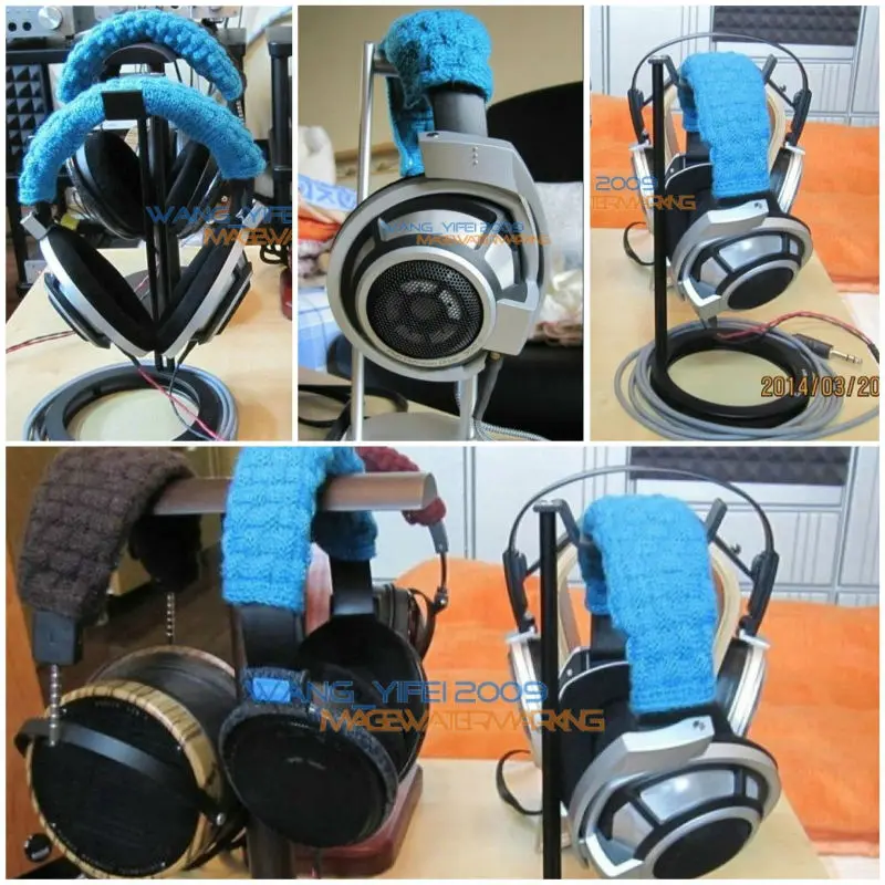 Мериноса ExtraFine ручной чистый шерстяная повязка на голову подушка для Sennheiser HD700 HD800 HD800S Орфей наушников