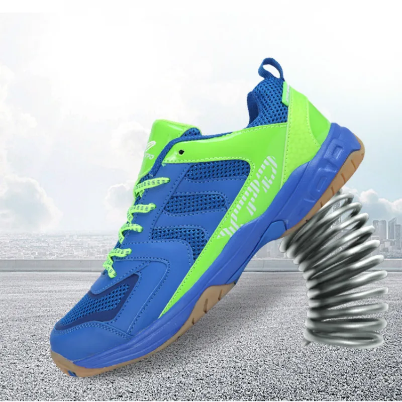 

Badminton shoes 2018 fall new style breathable ultra-fine mesh sneakers men, anti slip fitness training women's shoes size36-45