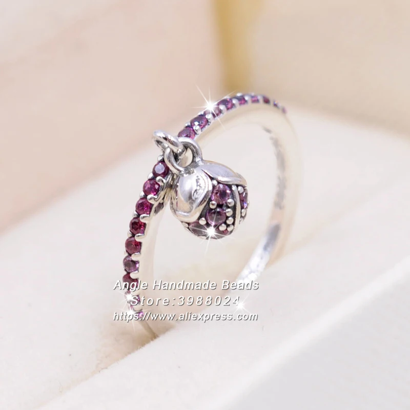 

2019 Spring Release Sterling Silver Love in Full Bloom Ring Romantic Peach Blossom Series Rings for Women Jewelry