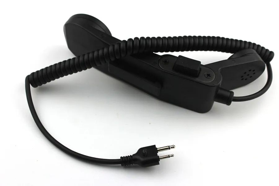 Walkie Talkie Stasiun Komunikasi Handphone IC Plug Tangan Mic Z-TAC Elemen H250-PTT Menangani Mikrofon Untuk ICOM IC-V8 V82