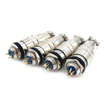 

XS10 Aviation connector 10mm push-pull circular quick connector 2pin 3/4pin5pin 3A 250V Gold plated contact Male and Female plug