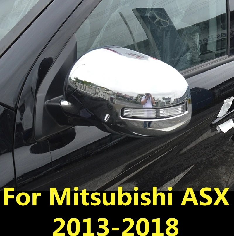 Чехлы на зеркало заднего вида для Mitsubishi ASX 2013-2018 чехлы защита кромок Внешнее