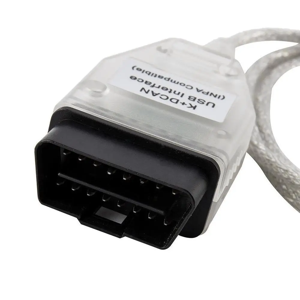 Для B-M-W INPA/Ediabas К+ DCAN может USB Интерфейс OBDII OBD2 автомобиля Кабель диагностического прибора