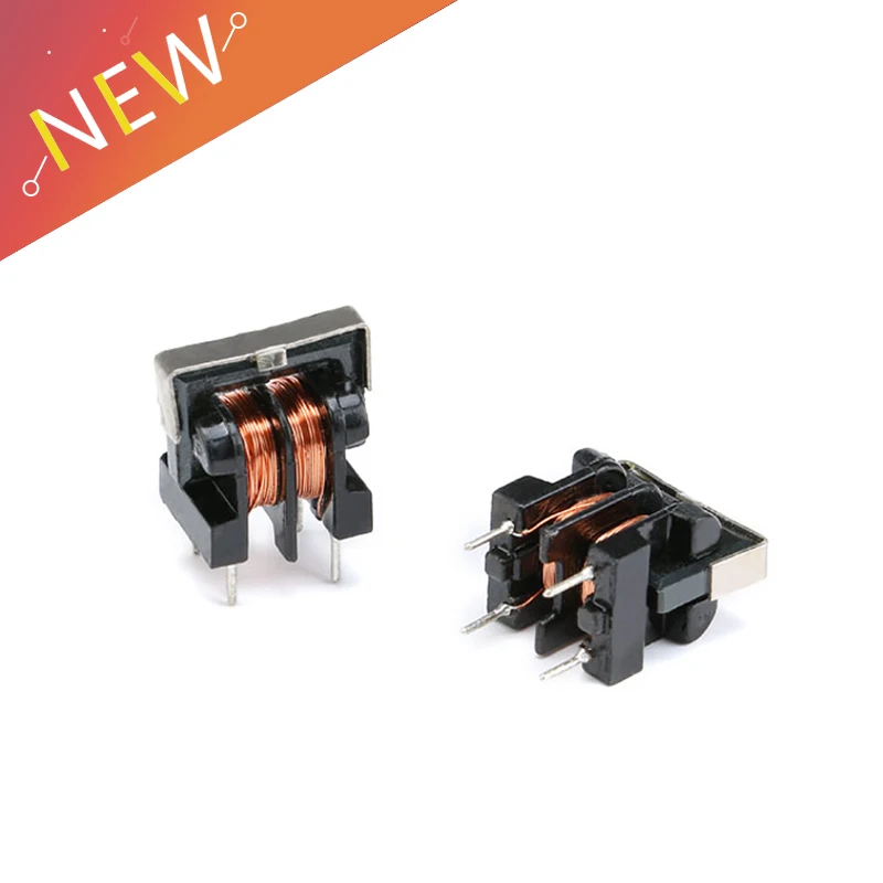 

10Pcs/lot UU9.8 UF9.8 Common Mode Choke Inductor 10mH 20mH 30mH 40mH 50mH For Filter Pitch 7*8mm