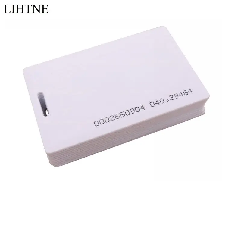100 шт. RFID 125 кГц ID карта EM система контроля доступа Толщина карты 1 8 мм|card rfid|rfid 125khzid