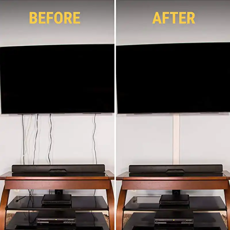 30Inch Flat Screen TV Cord Cover Wall Mount TV Cable Concealer Wire