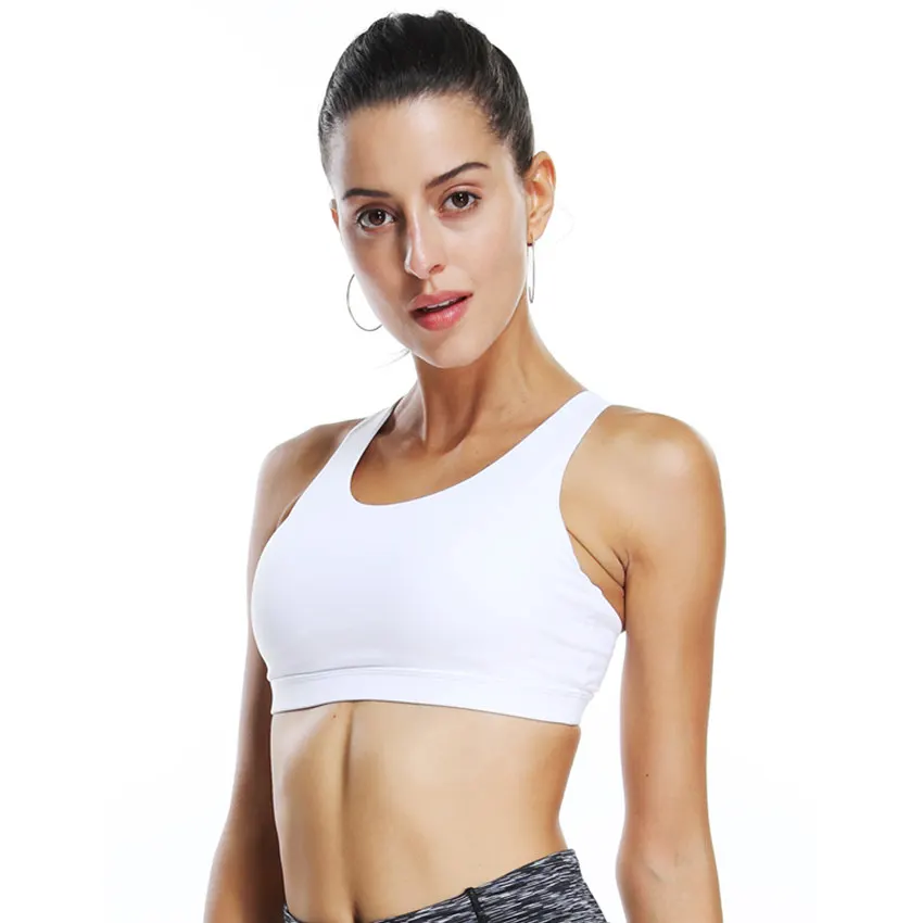  Dragon Fit Women Sports Bra For Running Gym Wire Free Shakeproof Push Up Yoga Bra Female Seamless U
