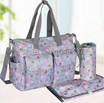 

Baby diaper bags nappy mummy stroller maternity multifunctional bolsa maternidade hadbag shoulder messenger bags 6 pieces set