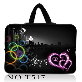 

City Love Notebook Computer Laptop sleeve bag case FOr tablet PC 9.7'' 10 11 12 13 14 15 17 inch Hide Handbag Waterproof