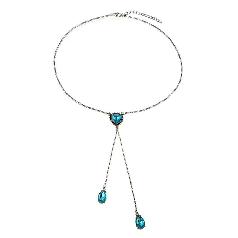 MISANANRYNE модное женское ожерелье с циркониевым кристаллом в форме сердца для девушек, ювелирные изделия, колье для свадебной вечеринки, Новое поступление