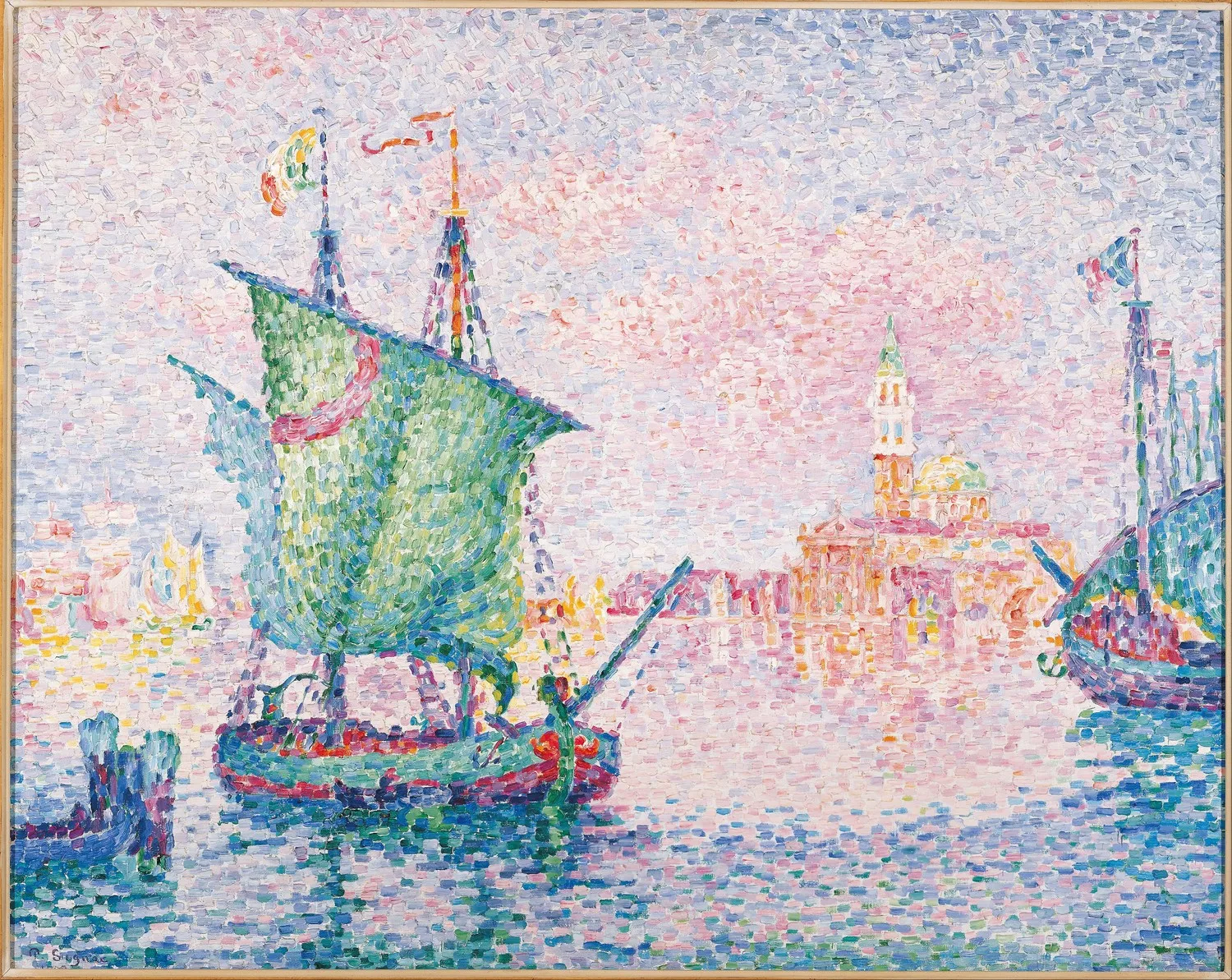 Венеция Розовое Облако 1909-Поль Синьяк | Дом и сад