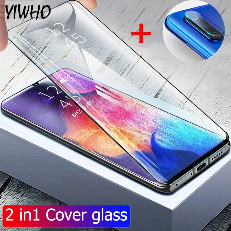 

2in1 Cover Protective Glass for Samsung A50 Camera lens glass A 50 Camera Lens For Galaxy a50 2019 Armored Film Shield Cam Sheet