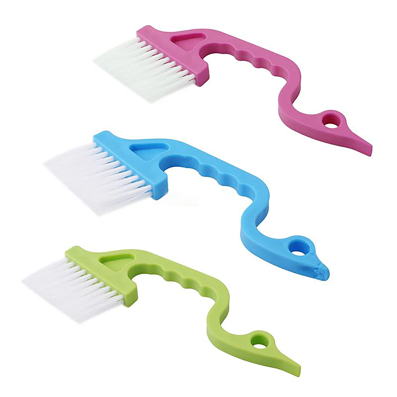 S shaped Toliet Brush Cleaning Corners Curved Clean Households Brushed