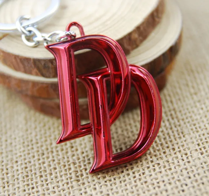 Movie Daredevil Keychain Metal Pendant For Keys Chaveiro Llavero Keyring Key Holder Porte Metal
