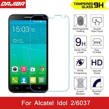 2.5D закаленное Стекло Плёнки для Alcatel One Touch Idol 2 Экран протектор для Alcatel 6037 6037Y 6037B 6037 К закаленное стекло Плёнки