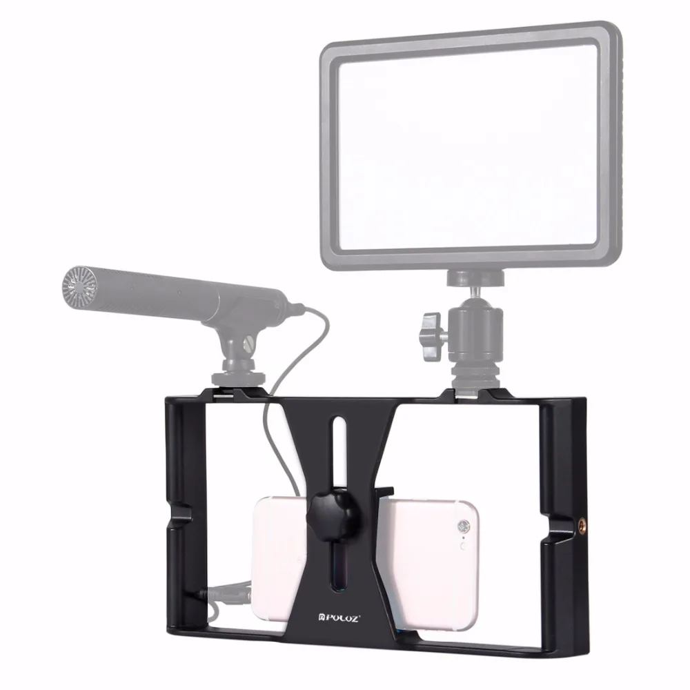 

Portable Handheld Stabilizer with Cold Shoes For Iphone Android Smartphones/Recording/Photography Stand Video Live Steadicam