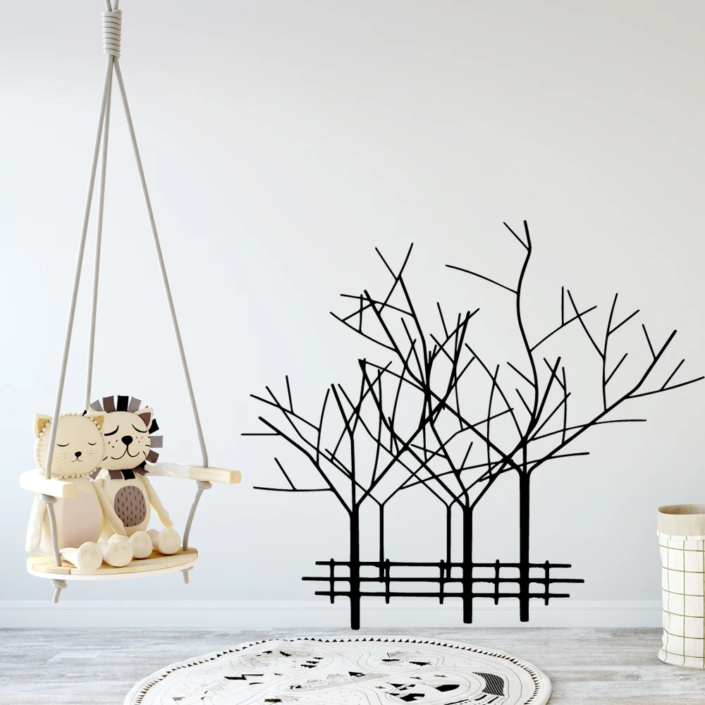 

Funny Trees Removable Art Vinyl Wall Stickers For Boys Bedroom Decals Wall Decoration