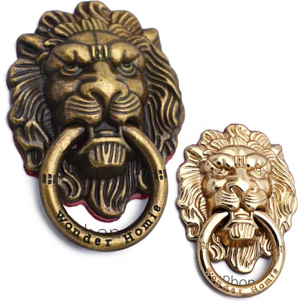 

2019 360 Degree Lion Smartphone Stand Holder mobile phone holder Metal Finger Ring Universal Phone stand For