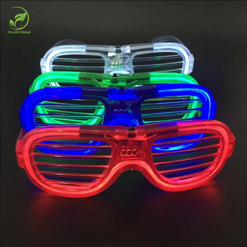 Fashion Neon LED Party Dressing Halloween Decorations Smart Remote Control Glasses Costumes DJ Bright EL Glow Rave | Дом и сад