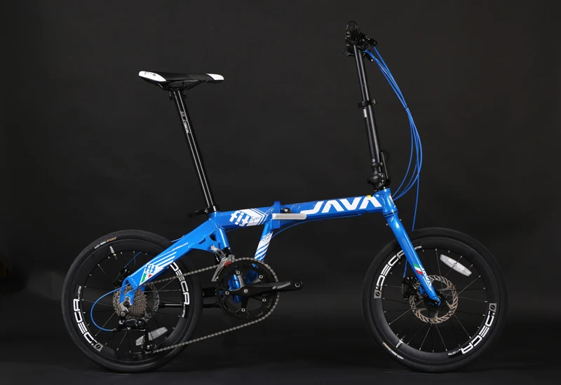 JAVA, 20 дюймов, 18 скоростей, алюминиевый сплав, складной велосипед для детей и взрослых, 406, складные велосипеды для компонентов