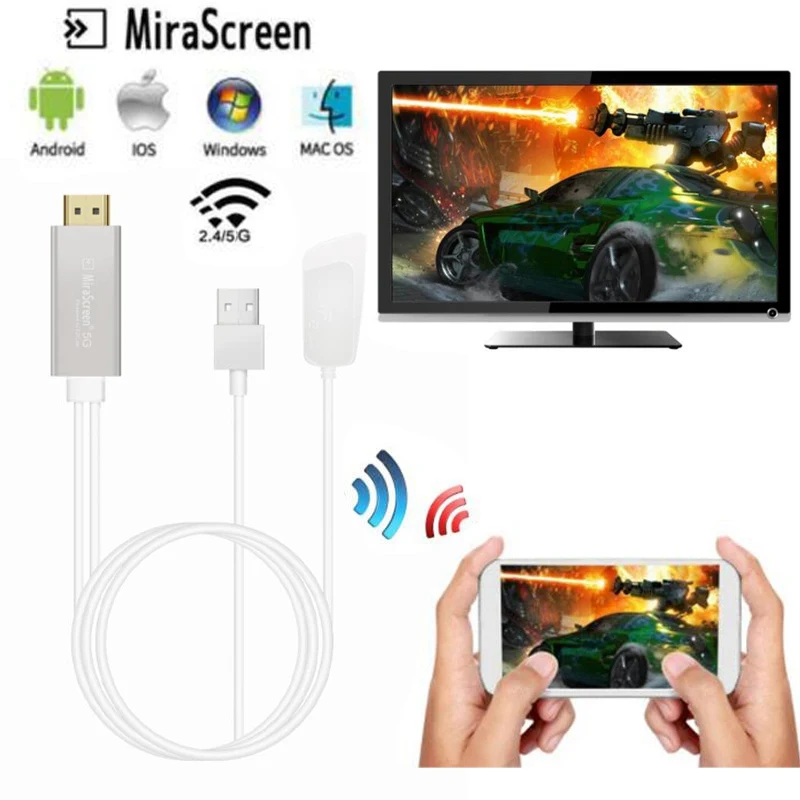 Mira экран Android tv Stick 1080P HD AnyCast беспроводной HDMI Miracast Airplay беспроводной дисплей ключ приемник зеркальный экран DLNA