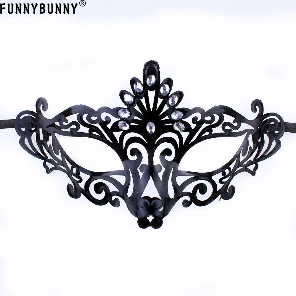 

FUNNYBUNNY Elegant Lady Masquerade Half Face Princess Mask Mardi Gras Party Halloween