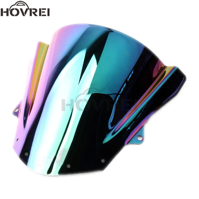 Ветровой экран на лобовое стекло с двойными пузырьками для Kawasaki ZX6R 2009 2010 2012 ZX10R 2008