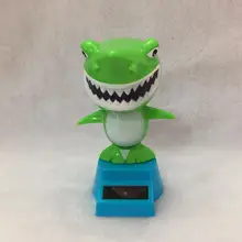 Солнечные Акула качели игрушка танцор Декор офис солнечной энергии автомобиль милый Универсальный танцы игрушка