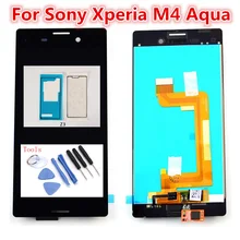 5.0 pouces écran tactile d'origine pour Sony Xperia M4 Aqua E2303 E2306 E2353 E2312 E2333 E2363 LCD affichage panneau numériseur