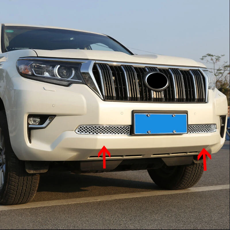 

High-quality For Toyota Land Cruiser Prado 150 2018 FJ150 Car Insect Screening Mesh Front lower Grille Accessories