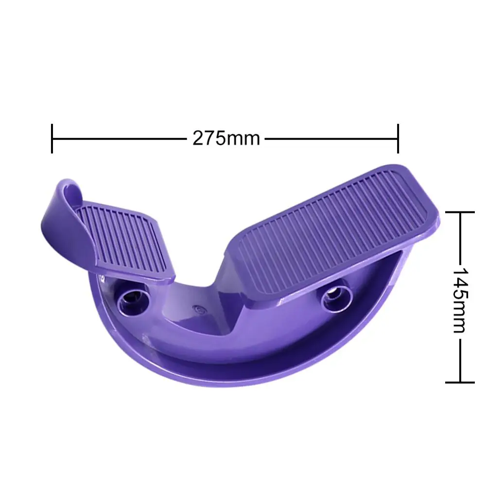 1 шт., рокер для ног, голеностопная растягивающаяся доска для Ахилла, тендинита, растягивающаяся мышечная Массажная педаль для фитнеса, носилки, подошвенные для йоги - Цвет: Фиолетовый