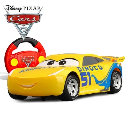 Disney Pixar Cars 3 2 Ligtning Mcqueen Джексон dinoco Крус пульт дистанционного управления RC Автомобили Модель для детей дети бренд игрушки - Цвет: Cruz no box