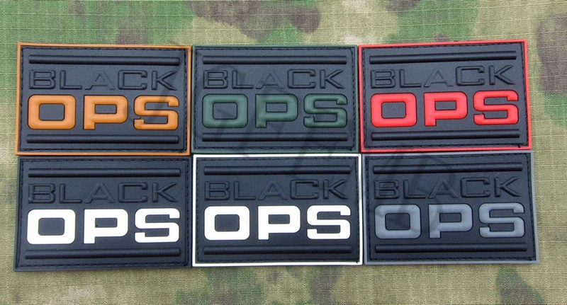 Черный Ops военный тактический боевой дух 3D ПВХ патч | Дом и сад