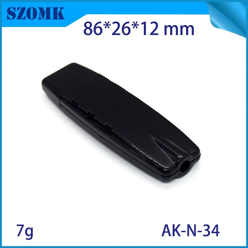 szomk plastic box for electronic project diy small usb enclosure project box plastic housing usb stick flash drive instrument case (1)