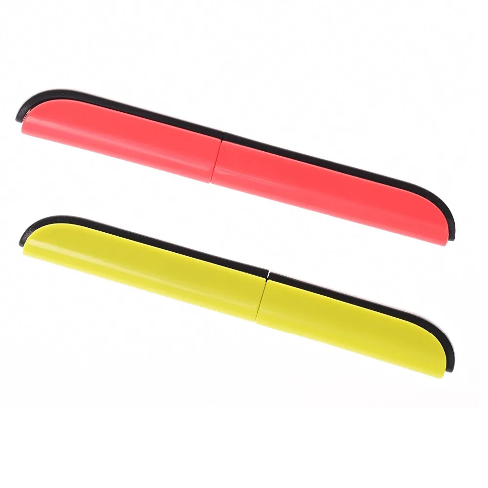

Pack of 2 Random Color Portable Scissors Cutter Travel Sewing Cutting Tool with Cap