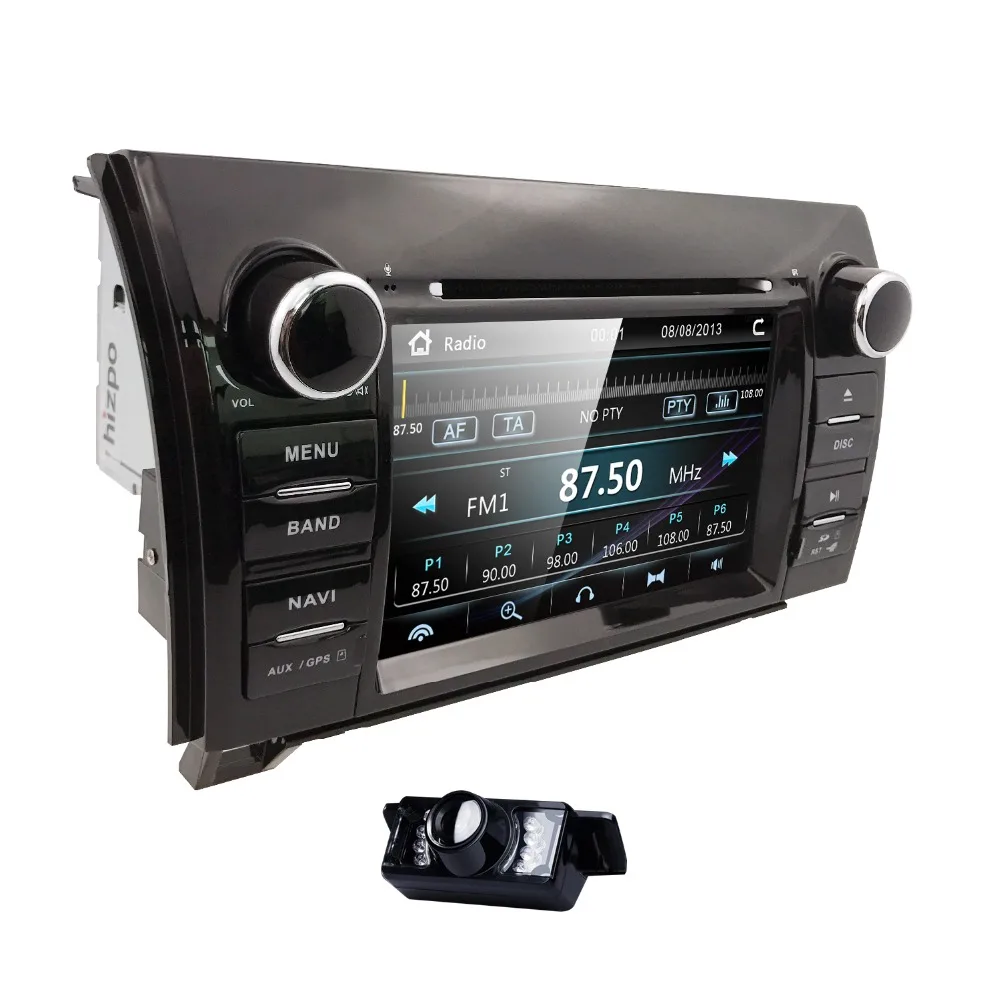 Discount HIZPO 2 Din Touch screen 7" Car DVD player for Toyota Tundra 2007-2013 Toyota Sequoia 2008-2014  GPS SD USB  DVR Free Camera 2