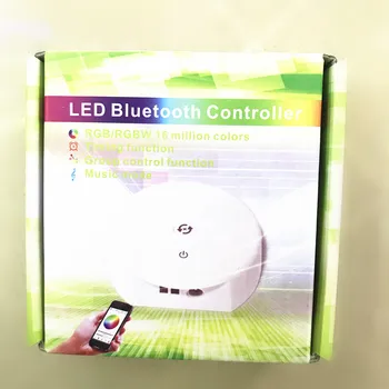 

Bluetooth LED Controller DC12-24V RGB RGBW Timing Function, Group Control, Music Mode, apply to IOS/Android for12V24V RGB/RGBW