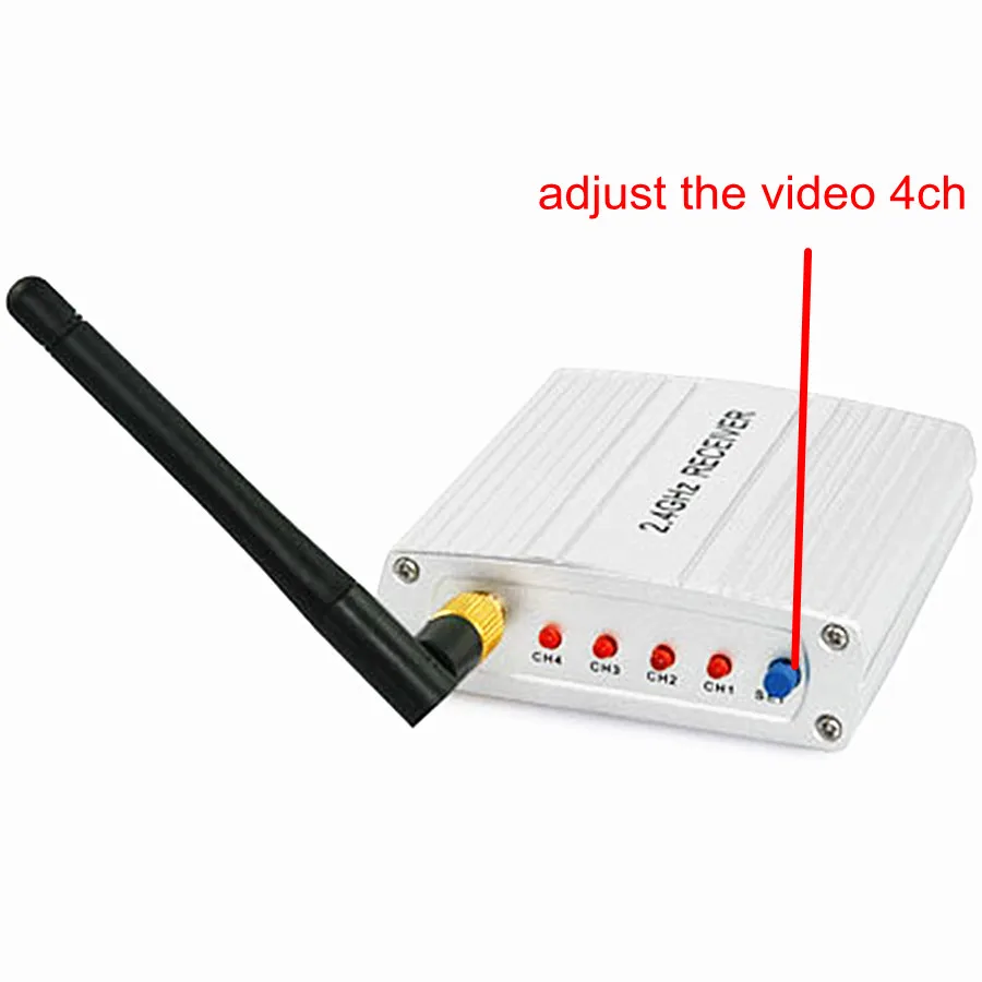 2.4GHZ Wireless camera video audio cctv sistema di sicurezza ricevitore WIFI trasmettitore outdoor Night vision kit di sorveglianza wireless - immagine 2