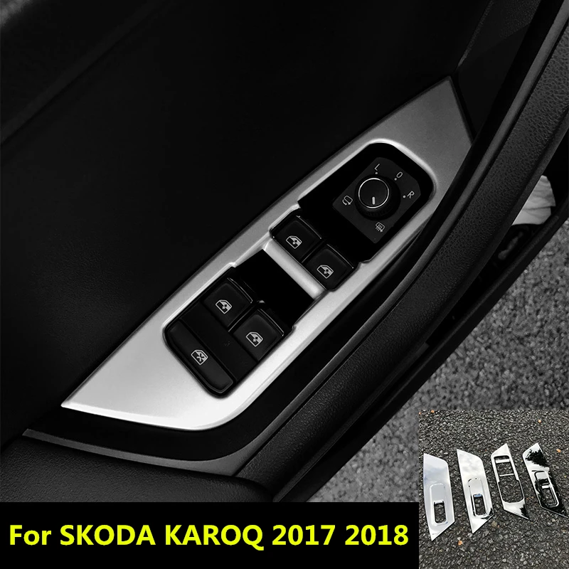 Для Skoda Karoq 2017 2018 автомобильный оконный переключатель регулировки подъема Панель