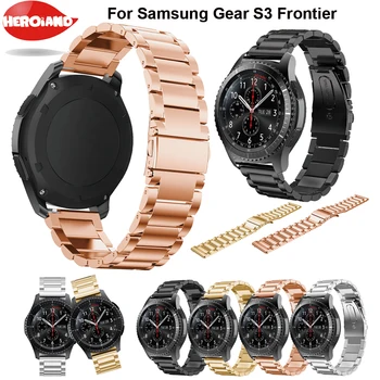 

Stainless Steel Watch Band for Samsung Gear S3 Frontier wrist Strap for Gear S3 Classic Smart Watch Bracelet with Adjust Tool
